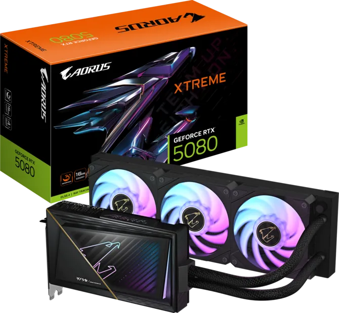 Gigabyte AORUS GeForce RTX™ 5080 XTREME WATERFORCE 16G