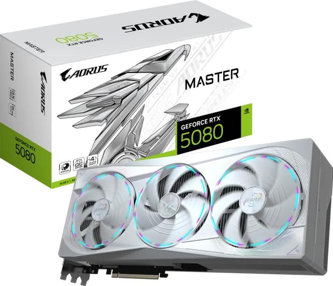 Gigabyte AORUS GeForce RTX™ 5080 MASTER ICE 16G
