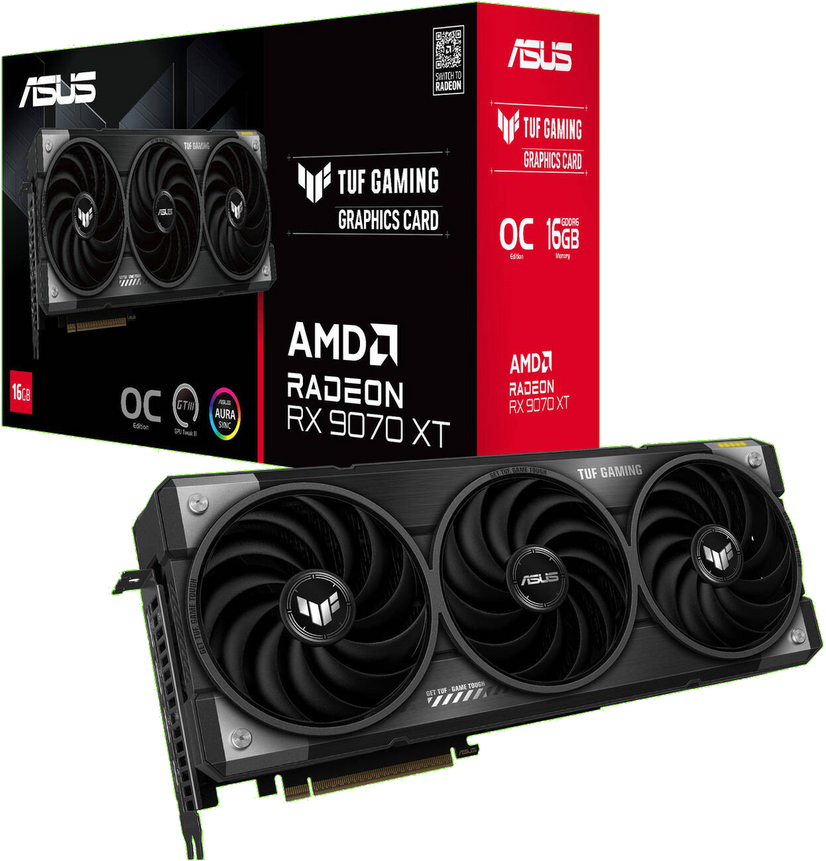 Asus Radeon RX 9070 XT TUF Gaming OC 16GB GDDR6