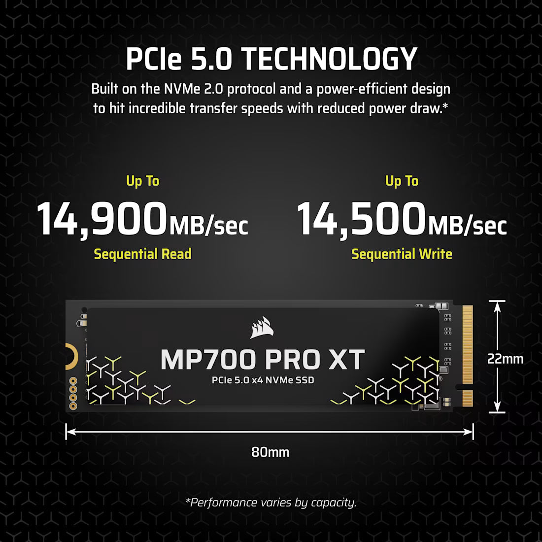 SSD MP700 PRO XT 1 To PCIe 5.0 x4 NVMe M.2
