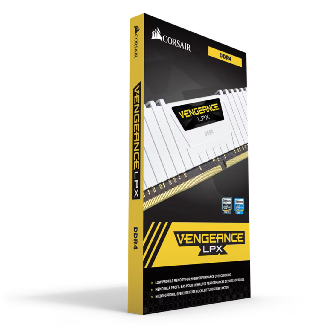 Kits de mémoire VENGEANCE® LPX 16 Go (2 x 8 Go) DDR4 DRAM 3200MHz C16 – Blanche