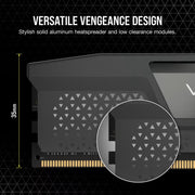 VENGEANCE® 32GB (2x16GB) DDR5 DRAM Up To 5200MT/s CL40 AMD EXPO & Intel XMP Memory Kit